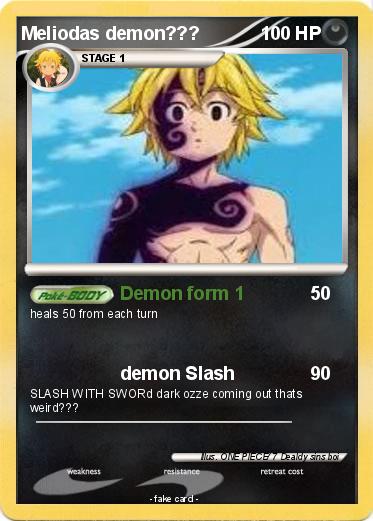 Pokemon Meliodas demon???