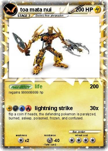 Pokemon toa mata nui