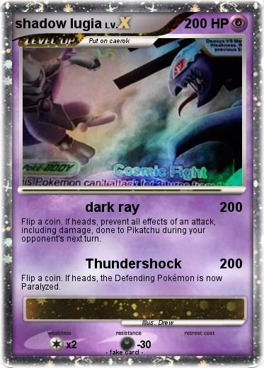 Pokemon shadow lugia