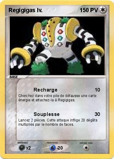 Pokemon Regigigas lv.