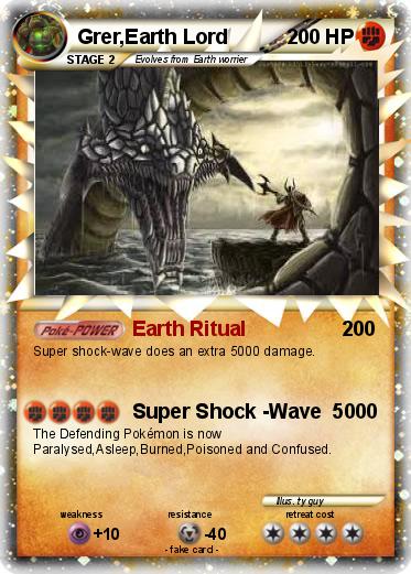 Pokemon Grer,Earth Lord