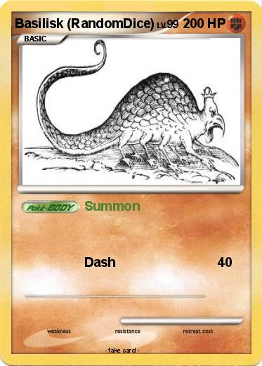 Pokemon Basilisk (RandomDice)