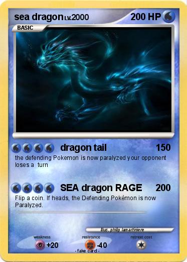 Pokemon sea dragon