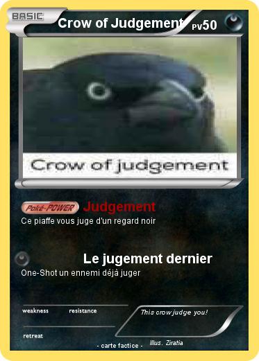 Pokemon Crow of Judgement