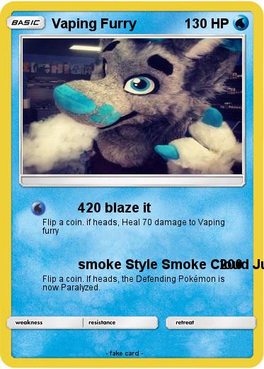 Pokemon Vaping Furry