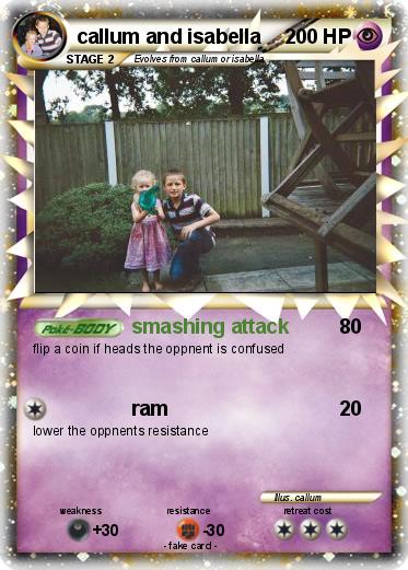 Pokemon callum and isabella