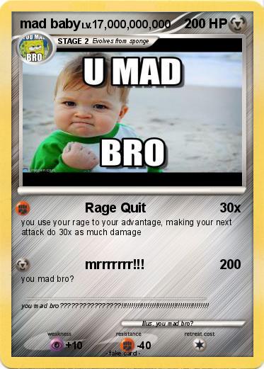 Pokemon mad baby