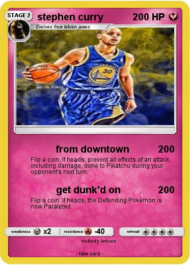 Pokemon stephen curry
