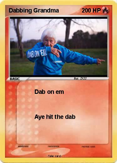 Pokemon Dabbing Grandma