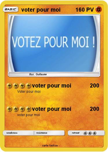 Pokemon voter pour moi