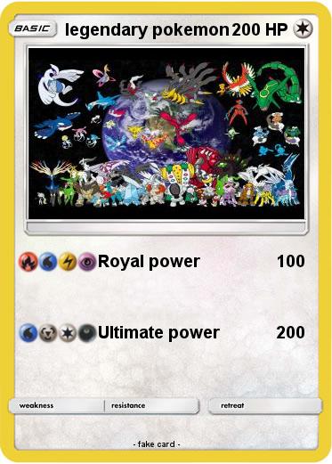 Pokemon legendary pokemon