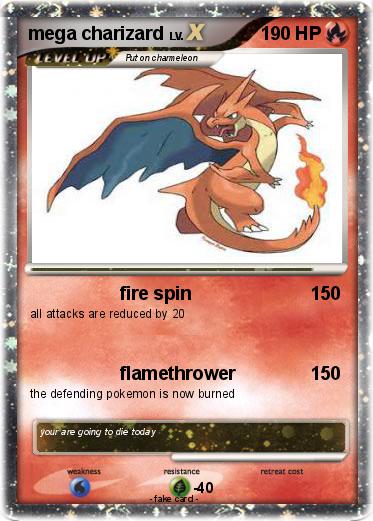 Pokemon mega charizard