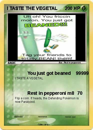 Pokemon I TASTE THE VEGETAL