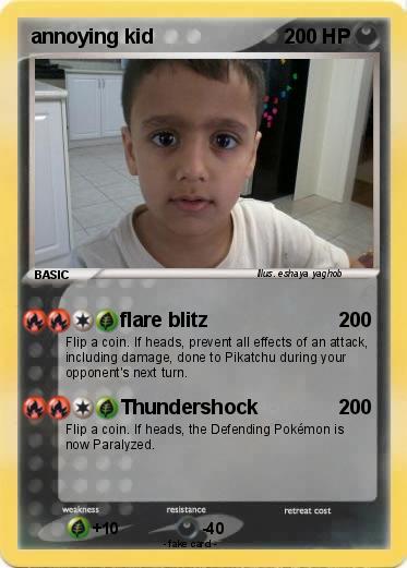 Pokemon annoying kid