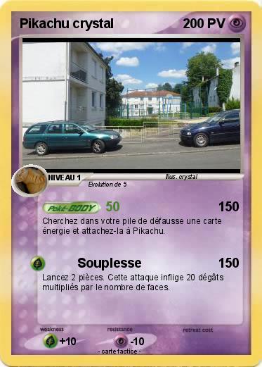 Pokemon Pikachu crystal