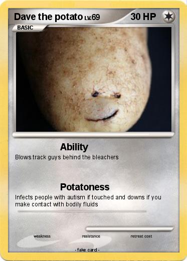 Pokemon Dave the potato