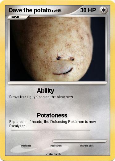 Pokemon Dave the potato