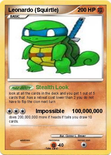 Pokemon Leonardo (Squirtle)