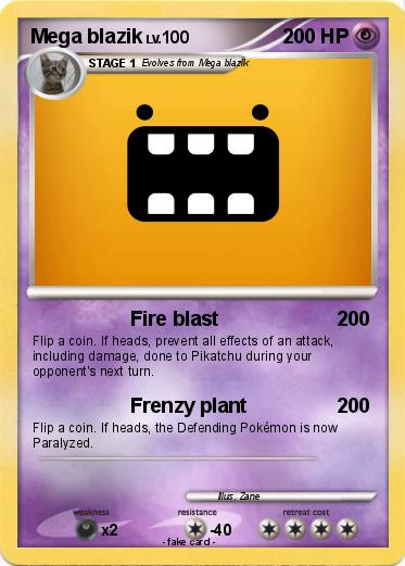 Pokemon Mega blazik