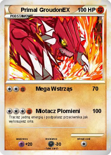 Pokemon Primal GroudonEX