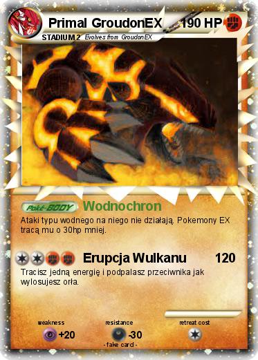 Pokemon Primal GroudonEX