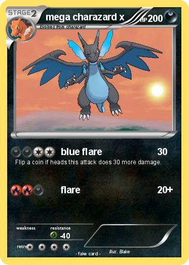 Pokemon mega charazard x