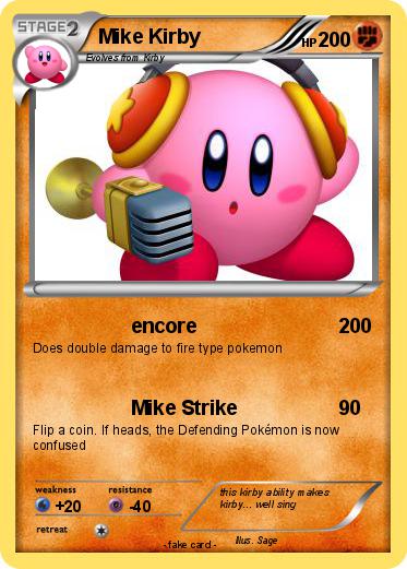 Pokemon Mike Kirby