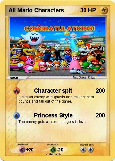 Pokemon All Mario Characters