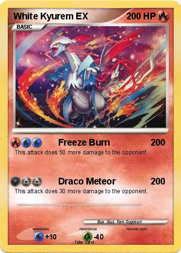 Pokemon White Kyurem EX