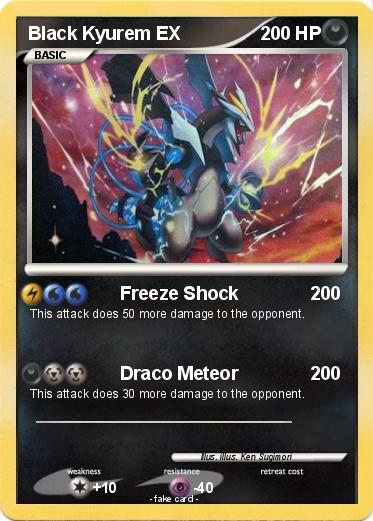Pokemon Black Kyurem EX