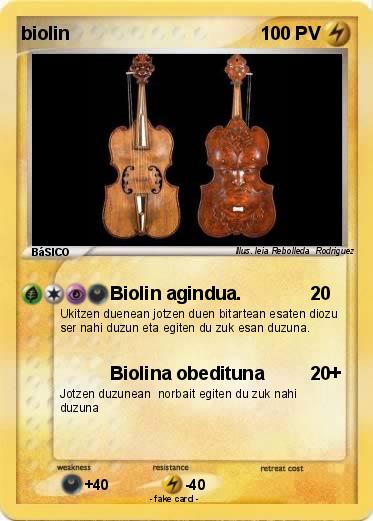Pokemon biolin
