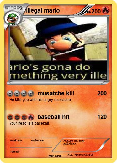 Pokemon illegal mario