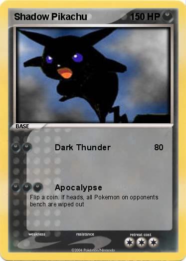 Pokemon Shadow Pikachu