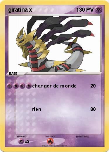Pokemon giratina x