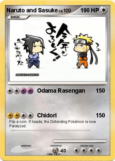 Pokemon Naruto and Sasuke
