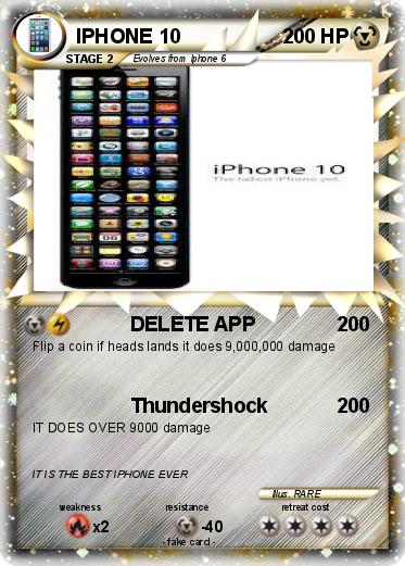 Pokemon IPHONE 10