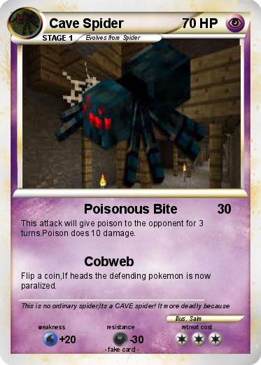 Pokemon Cave Spider