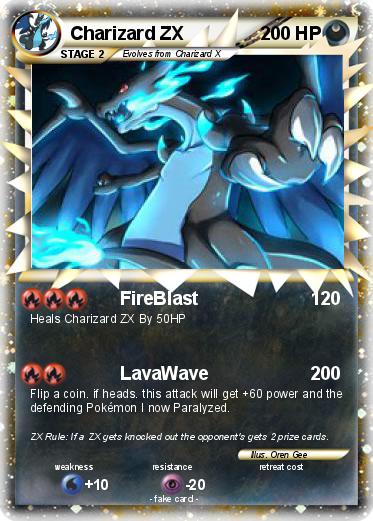 Pokemon Charizard ZX
