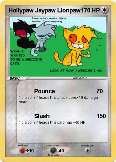 Pokemon Hollypaw Jaypaw Lionpaw