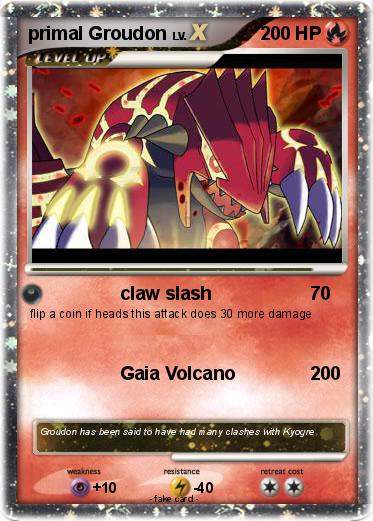 Pokemon primal Groudon