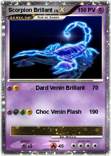 Pokemon Scorpion Brillant