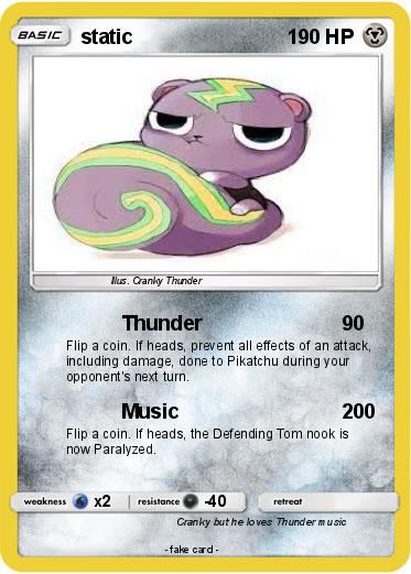 Pokemon static