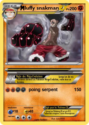 Pokemon luffy snakman