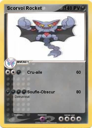 Pokemon Scorvol Rocket