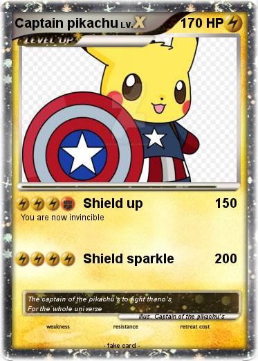 Pokemon Captain pikachu