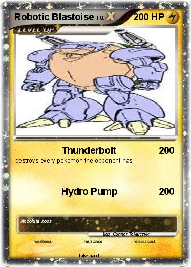 Pokemon Robotic Blastoise