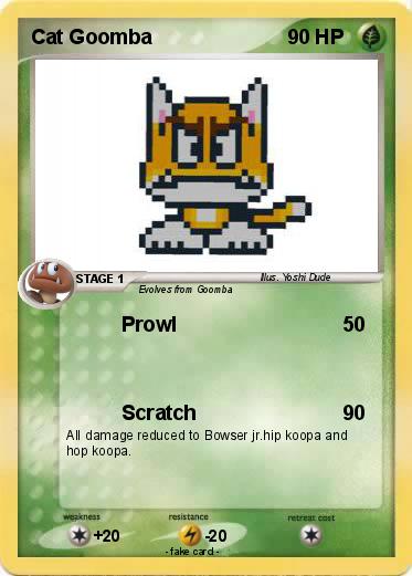 Pokemon Cat Goomba