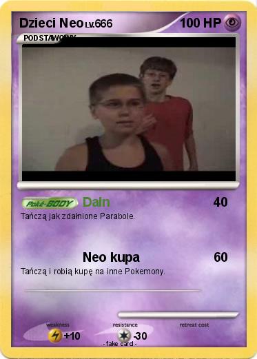 Pokemon Dzieci Neo