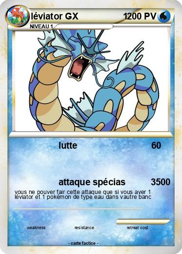 Pokemon léviator GX                  1