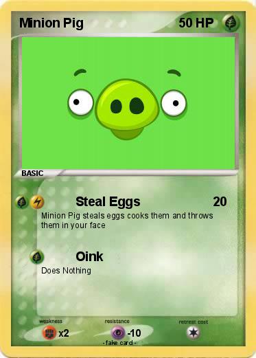 Pokemon Minion Pig
